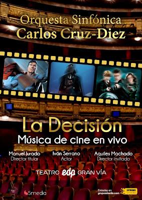 MÚSICA | ´La Decisión´, un relato con música de cine en vivo.