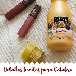 Detalles bonitos para Octubre