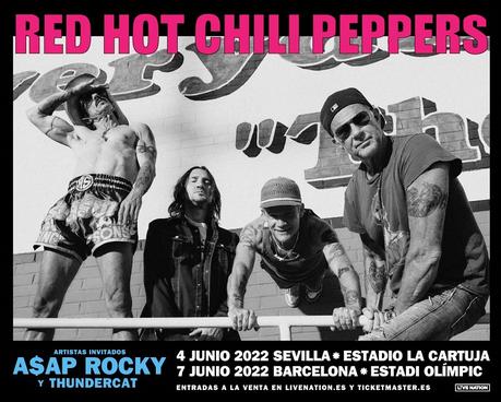 Red Hot Chili Peppers en España en 2022: información y precios de entradas