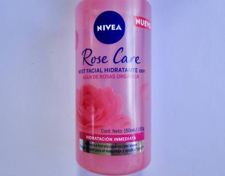 Nivea Rose Care, limpieza y cuidado de la piel con agua de rosas orgánica.