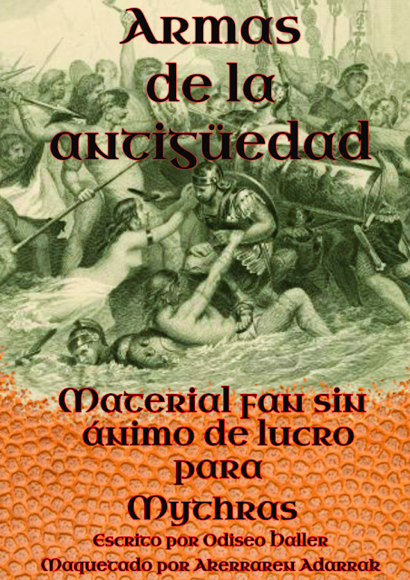 Armas de la antigüedad, para Mythras