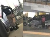 (video) Acusan guardias Macro Plaza robar baterías