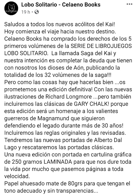 Celaeno Books sacará en español la re-edición de la saga de Lobo Solitario!!