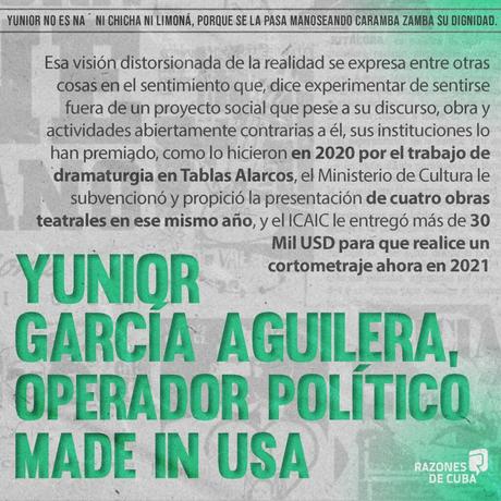 Yunior García Aguilera: «Made in Usa”, con la etiqueta por fuera del pullover (+Fotos)
