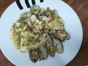 Merluza salsa almejas gambas