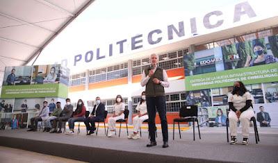 ENTREGA ALFREDO DEL MAZO NUEVO EDIFICIO A LA UNIVERSIDAD POLITÉCNICA DE CHIMALHUACÁN