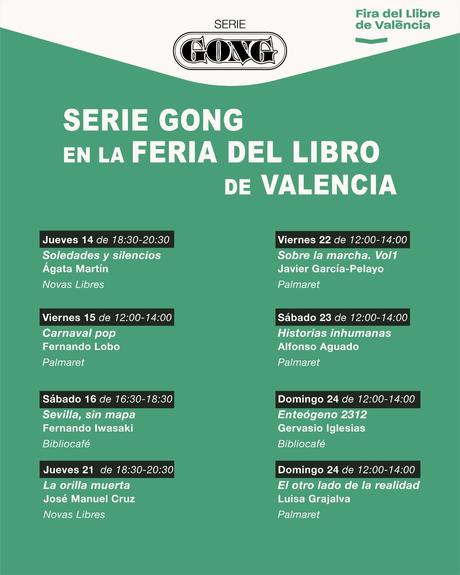 Ocho autores de Serie Gong firman ejemplares en la Feria del Libro de Valencia