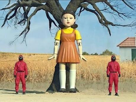 El juego del calamar y los niños El juego del calamar y los niños