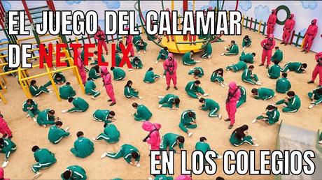 El juego del calamar y los niños