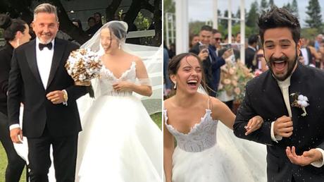 Camilo Y Evaluna Boda - Evaluna La Hija Menor De Ricardo Montaner Se Caso Con El Cantante Camilo Fotos Y Videos De La Boda Celebrada En Miami Infobae