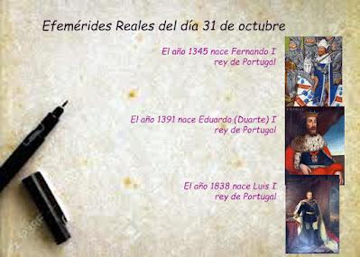 EFEMÉRIDES REALES del día 31 de octubre