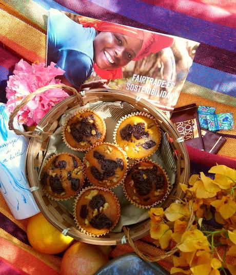 Muffins de zanahoria y chocolate