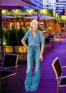 Toni, Rafa y Eduar en la terraza de Los Abrigos