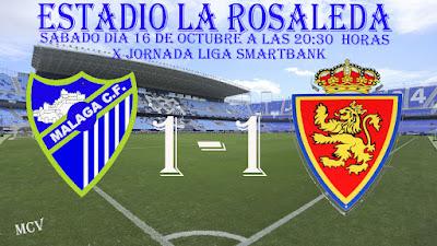 MALAGA CF 1-1 REAL ZARAGOZA