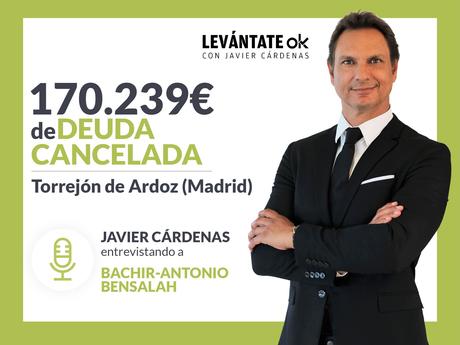 Javier Cárdenas entrevista a un cliente de Repara tu Deuda, líderes en la Ley de la Segunda Oportunidad