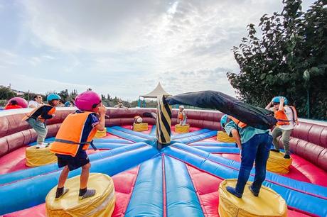 Una fiesta infantil con actividades de ocio y animación