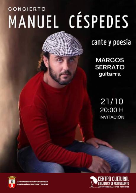 Espectáculo musical flamenco: «Cante y poesía» – Manuel Céspedes (cante) y Marcos Serrato (guitarra)