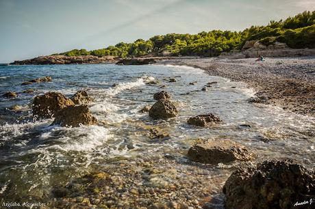 ALCOSSEBER. PLAYA DEL MORO Y CALA ARGILAGA EN SIERRA DE IRTA