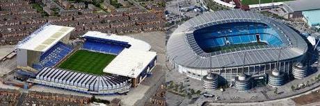 Maine Road y Etihad Stadium. Pasado y presente del Manchester City. 