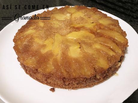 Tarta tatín sin gluten ni lactosa