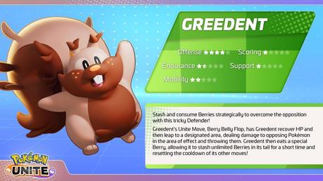 pokemon unir greedent 2 El Greedent de Pokémon Unite salta al lado de sus estadísticas