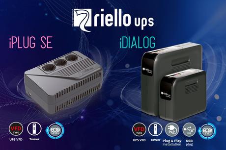 Las series SAI iPlug SE e iDialog de Riello UPS ofrecen tranquilidad asegurada contra problemas eléctricos