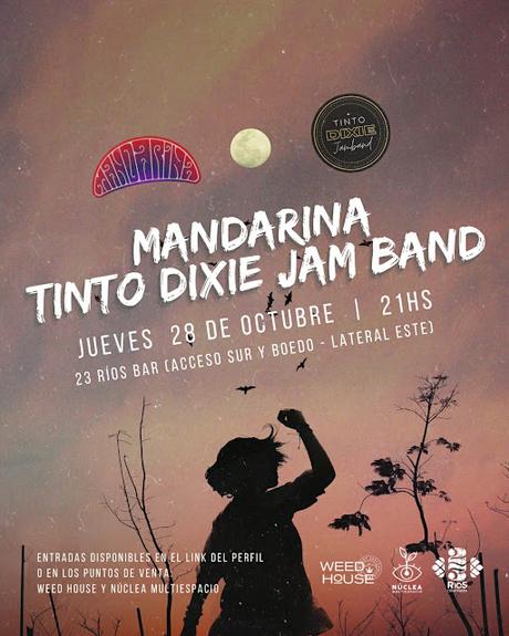 Mandarina y Tinto Dixie Jam Band en Vivo. En Mendoza Mandarina y Tinto Dixie Jam Band en Vivo. En Mendoza