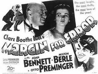 MARGEN DE ERROR - Otto Preminger MARGEN DE ERROR - Otto Preminger