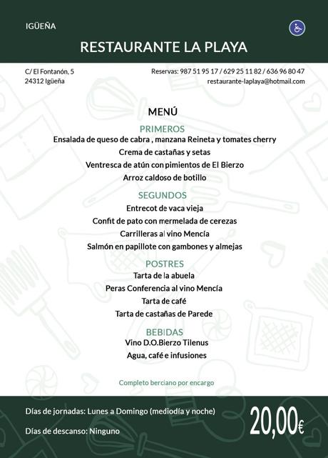 Jornadas gastronómicas del Bierzo 2021. Todos los restaurantes y sus menús 12 Jornadas gastronómicas del Bierzo 2021. Todos los restaurantes y sus menús 12