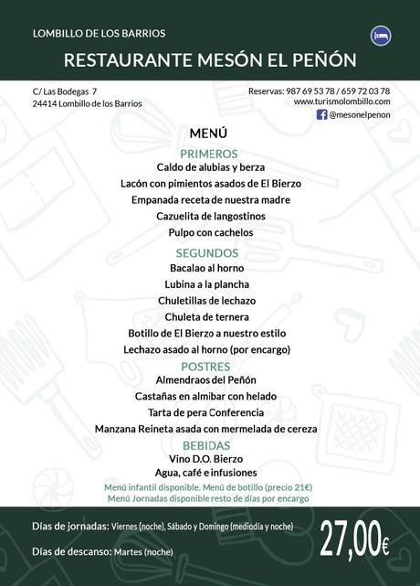Jornadas gastronómicas del Bierzo 2021. Todos los restaurantes y sus menús 13 Jornadas gastronómicas del Bierzo 2021. Todos los restaurantes y sus menús 13