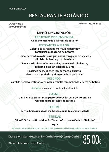 Jornadas gastronómicas del Bierzo 2021. Todos los restaurantes y sus menús 19 Jornadas gastronómicas del Bierzo 2021. Todos los restaurantes y sus menús 19