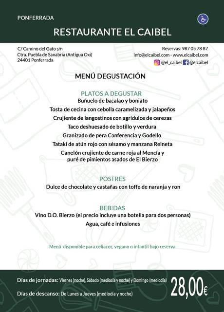 Jornadas gastronómicas del Bierzo 2021. Todos los restaurantes y sus menús 22 Jornadas gastronómicas del Bierzo 2021. Todos los restaurantes y sus menús 22