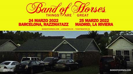 Conciertos de Band of Horses en España en marzo de 2022