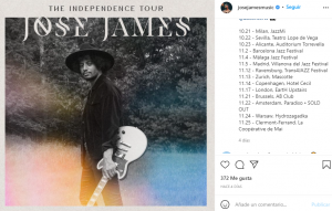 Espectacular concierto de José James en el Lope de Vega