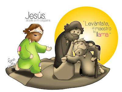 “Levántate, el maestro te llama“