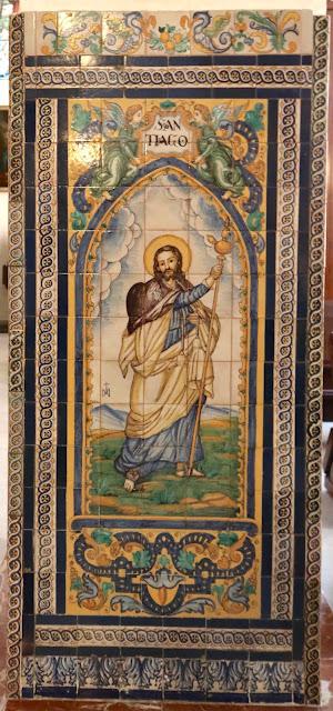 La Iglesia de San Román (17): los azulejos de los Santos.