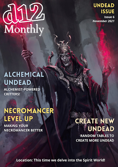 Develada la portada del numero 6 de d12 Montly