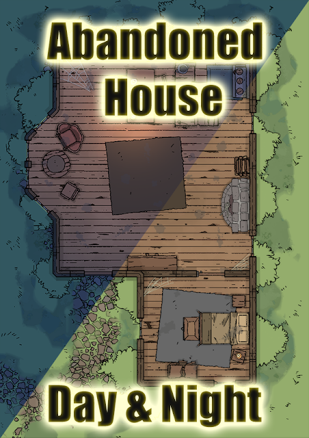 Abandoned House Day/Night Different Sizes, de Rockdesert Abandoned House Day/Night Different Sizes, de Rockdesert