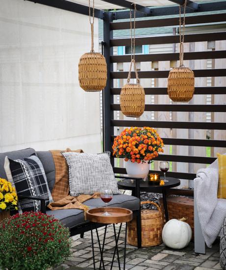 Cómo acondicionar la terraza o el balcón para el otoño e invierno