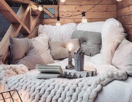 Cómo acondicionar la terraza o el balcón para el otoño e invierno