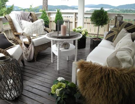 Cómo acondicionar la terraza o el balcón para el otoño e invierno