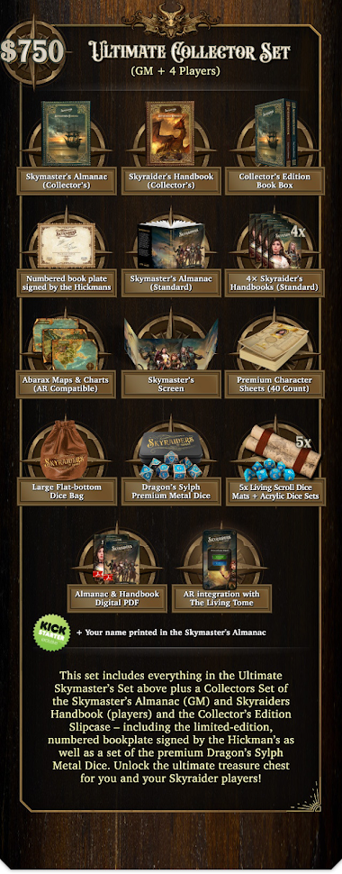 Skyraiders of Abarax: Joe Manganiello se suma y previas de recompensas y Ad-ons