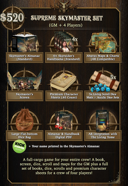 Skyraiders of Abarax: Joe Manganiello se suma y previas de recompensas y Ad-ons