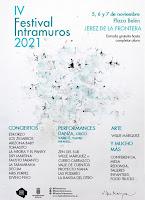 Programación Festival Intramuros 2021 en Jerez de la Frontera