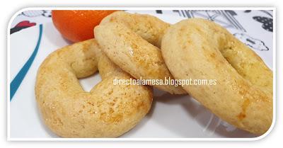 Rosquillas de naranja al horno Rosquillas de naranja al horno