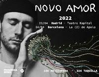 Novo Amor, conciertos en Madrid y Barcelona en 2022