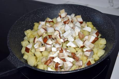 Tortilla de Patatas y Boletus Edulis