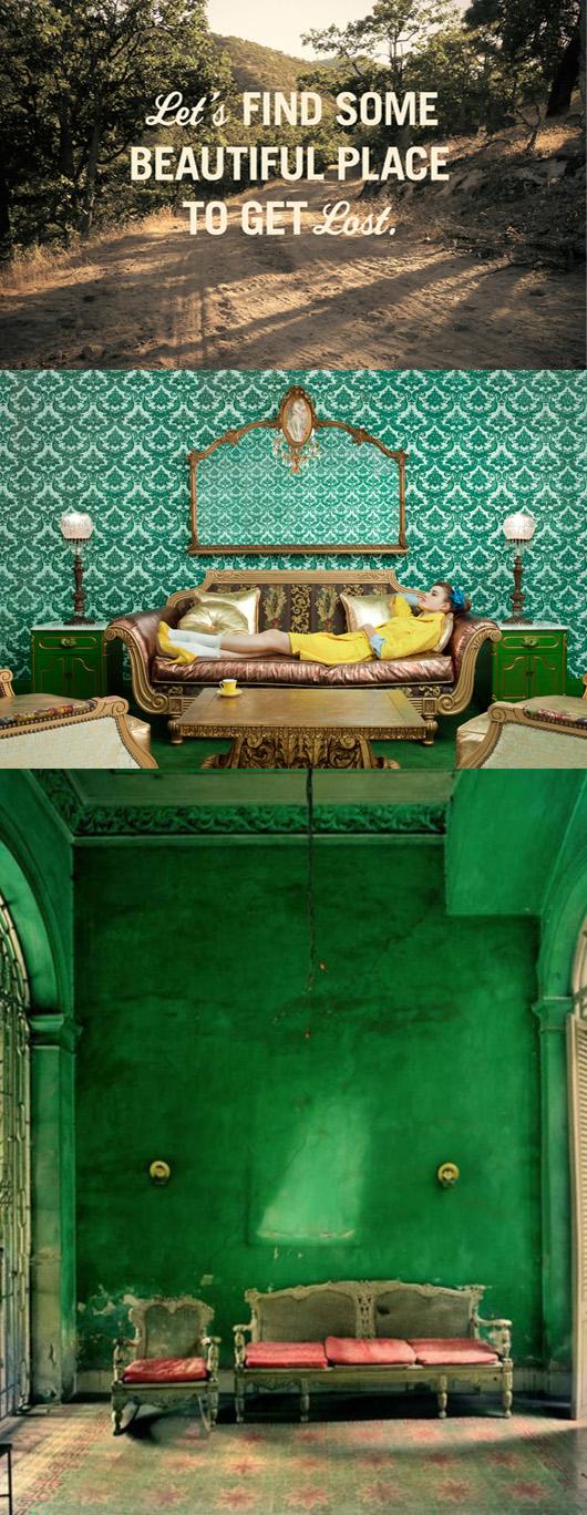 Green…. Place to get lost