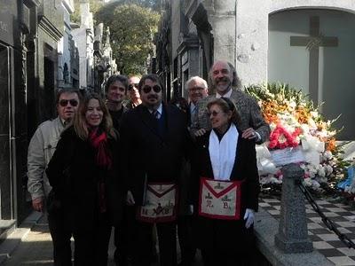 La Logia Henry Dunant Nº 1922 de la OMMI Le Droit Humain - El Derecho Humano y su homenaje a Sarmiento