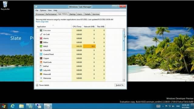 Windows 8: Imágenes del nuevo Administrador de tareas